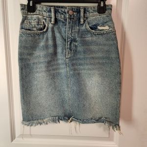 Allsaints denim skirt